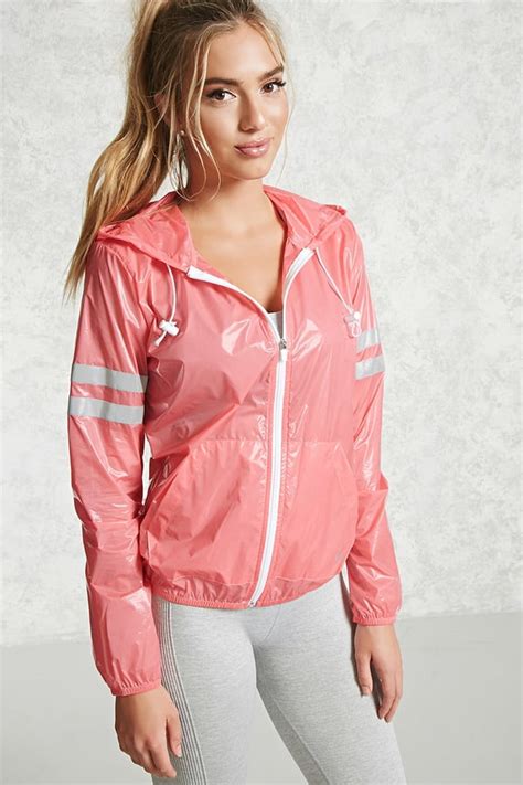 forever 21 reflective nylon jacket.